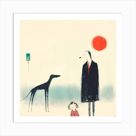 Dogs And Their People XXXIII Art Print