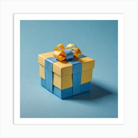 Gift Box Stock Videos & Royalty-Free Footage 2 Art Print