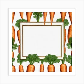 Carrots Frame 3 Art Print