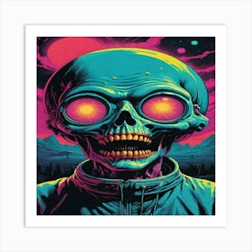 Alien Skull 1 Art Print