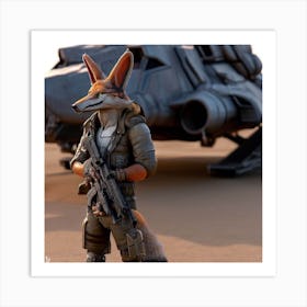 Star Wars Fox Art Print