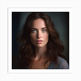 Portrait Of A Woman 6 Art Print