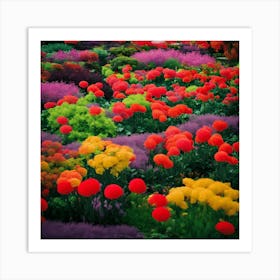 Tulip Garden Art Print