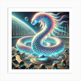 Serpentis Guardian Of Harmony Art Print