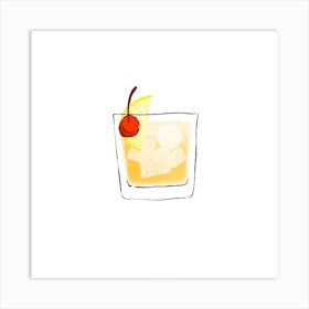 Whisky Sour Art Print