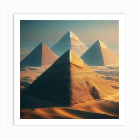 Pyramids Of Giza 1 Art Print