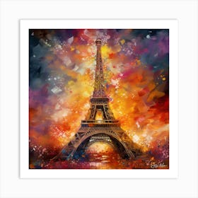 Paris Eiffel Tower Art Print