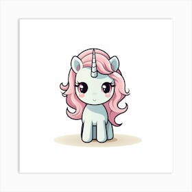 Cute Unicorn 30 Art Print