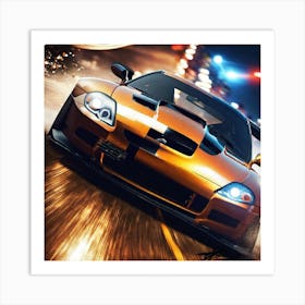 Need For Speed 45 Art Print