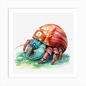 Cute Crab 1 Art Print