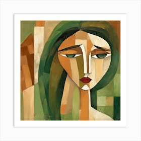 Abstract Of A Woman 15 Art Print