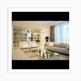 Modern Living Room 2 Art Print