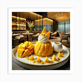 Limoncello Mango Sticky Rice Art Print