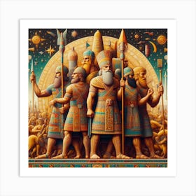 Iraq civilization Kings Art Print