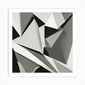 Abstract Geometric Shapes Art Print