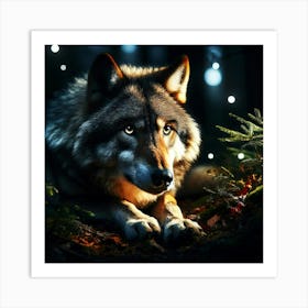 Wild Animal Creative Portrait 172 Art Print