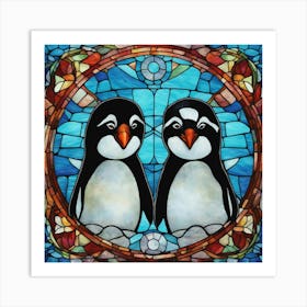 Penguins 3 Art Print