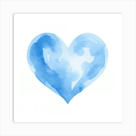 Watercolor Heart Art Print