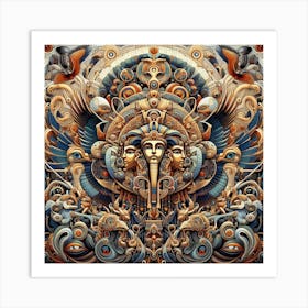 Egyptian Art Art Print