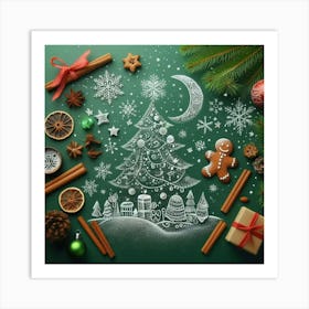 Christmas Tree 10 Art Print