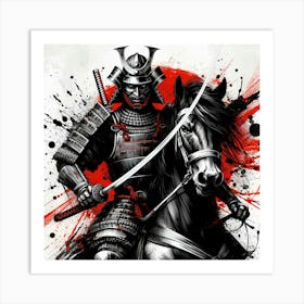 Samurai Warrior 1 Art Print