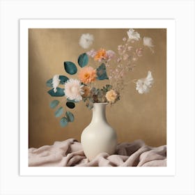 Flowers In A Vase 1 Art Print