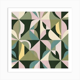 Abstract Geometric Pattern 65 Art Print