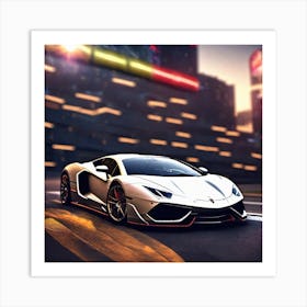 Lamborghini Huracan 15 Art Print