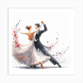 Ballroom dance Art Print