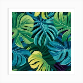 Tropical Leaves Art Print