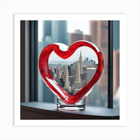 Heart Of New York City Art Print