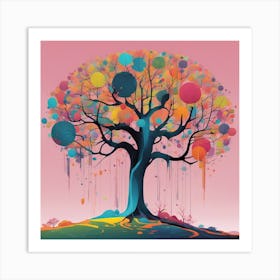 Tree Psychedelic Figuration, Eiko Ojala, Ian Davenport, Sci Fi Noir, Alex Maleev, Back Button Focus, 1 Art Print