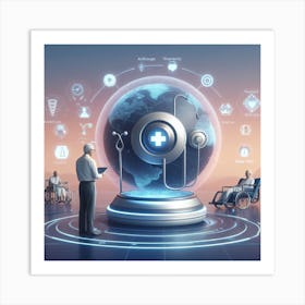 Futuristic Medical Technology Art Print