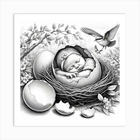 Sweet baby 7 Art Print