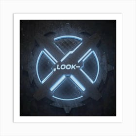 Look Logo Art Print