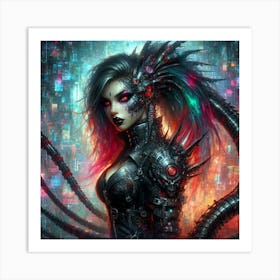 Enchanting Cyborg Art Print