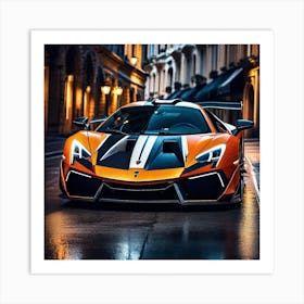 Lamborghini 60 Art Print