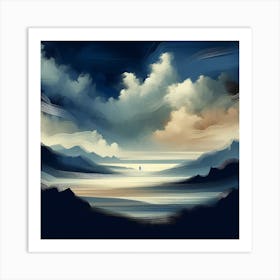 Landscape Painting 1 Art Print