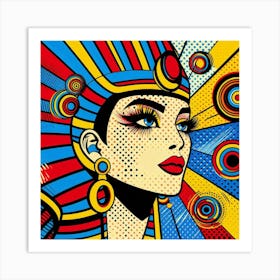 Pop Egyptian Salma Belle Art Print