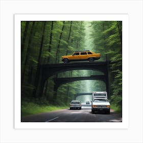 Road In The Woods Art Print