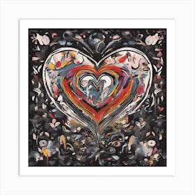 Heart Of Gold Art Print