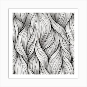 Wavy Pattern 2 Art Print