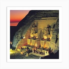 Egyptian Temple Art Print