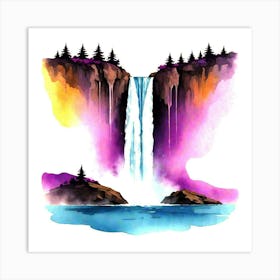 Waterfall 45 Art Print