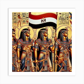 Egyptian Gods Art Print