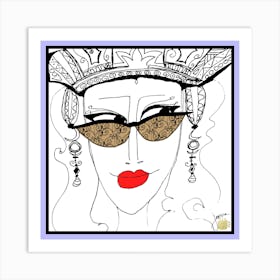 Queens In The Game Jessica Stockwell 3  by Jessica Stockwell Art Print