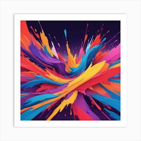 Abstract Painting 25 Art Print