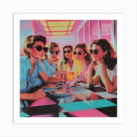 'Girls Night Out' Art Print