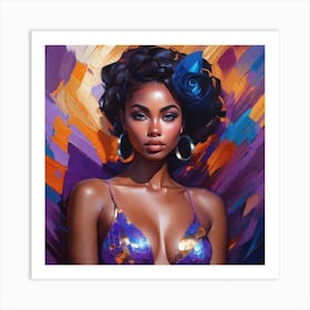 African American Woman 3 Art Print