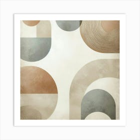 Abstract Shapes Art Print